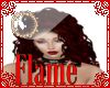 Flame red ringlet hair
