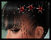 Christmas decorated hair
