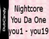 DC Nightcore - U Da One