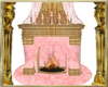 Pink Spring Fireplace