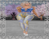 flower jeans