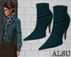 Casual turquoise boots