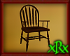 Wood Arm Chair Dark