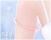 [T] Pearl armlets Pink