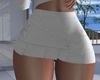[S] White Mini Skirt-RL