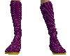 Purple Gown Boots