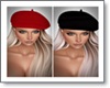 Hair Blond +Beret Red