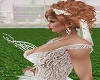 Floral Bridal Veil White
