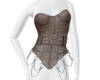 brown corset