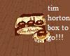 tim horton doughnut box