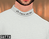 𝔊. White Turtleneck