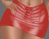 Leather Red Skirt