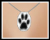 Silver Paw Necklace