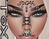 IDGAF FACE TATT/PIERCING