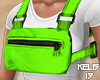 K. Lime Chest Rig Bag