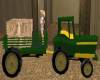 JD Green Tractor w Wagon