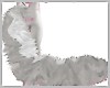 White Pink Fuzzy Tail