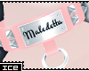 Ice * Maled Pink Choker