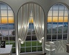 Arched Striped Curtains