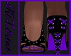 Criss Cross Heels Purple