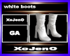 white boots