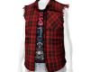 RGL Vest Black Red