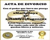 ACTA DE DIVORCIO