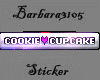 VIP sticker Cookie/Cupca