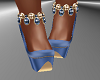 FG~ Gold & Azul Heels