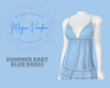 Summer Baby Blue Dress