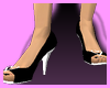 [D] b+w spiked heels