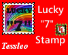 Lucky 7 stamp