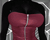Maroon Zip up mini