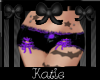|K| Black&Purple Shorts