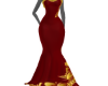 Matth Red Gold Dress