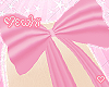 Coquette bow pink