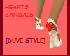 HEARTS SANDALS