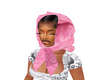 Pink headscarf