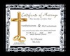 Certificate marriage E&Y