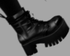 B|Black Combat Boots✿