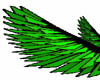 green spikey wings