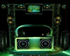 Bday Neon Green DJ Booth