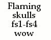 {LA} Flaming skulls fx