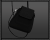 Black Leather Backpack