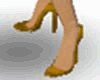yellow/brown heel