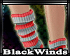 BW| Red Striped Socks