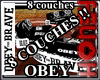 Obey The Brave 8 Couches