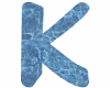 Letter K Animated Water