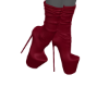 BURGUNDY LEATHER BOOTS