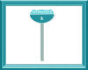 Inter Road Sign in Teal